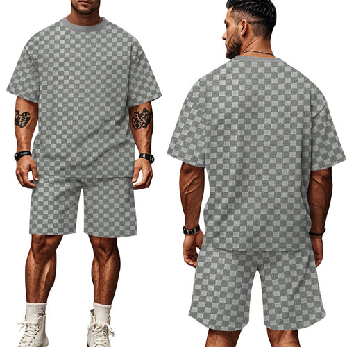 Casual set for men with oversized t-shirt and shorts Amarae