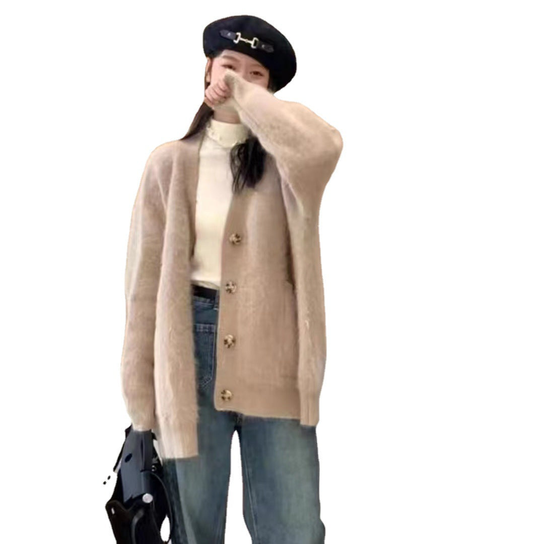 Gilet doux pour femmes avec boutons Chic & Stil