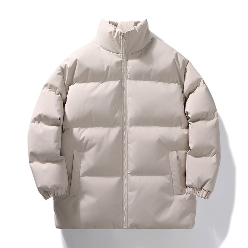 Women's down jacket with high collar and practical zipper Amarae