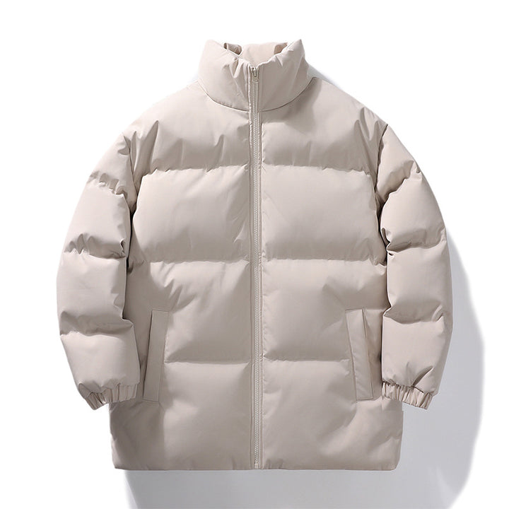 Women's down jacket with high collar and practical zipper Amarae