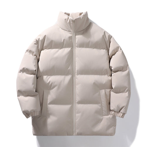 Women's down jacket with high collar and practical zipper Amarae