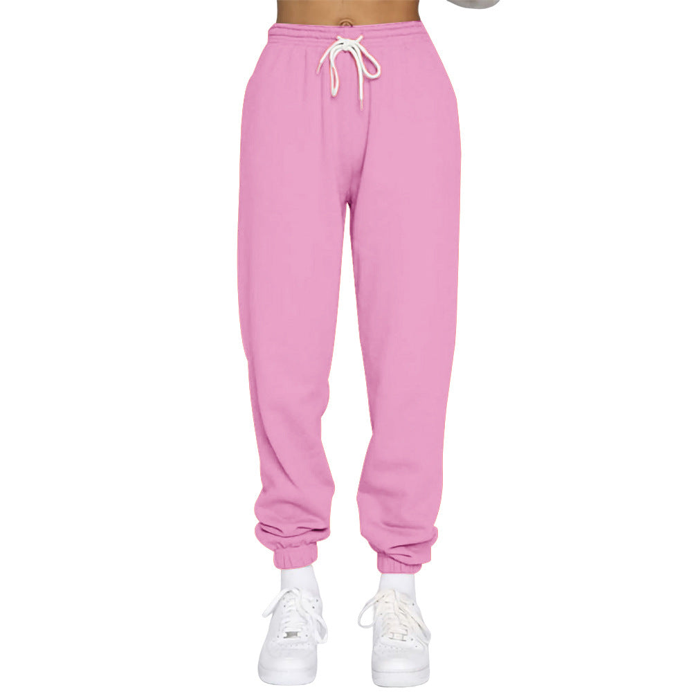 Comfortable women's joggers with adjustable waistband and elastic cuffs Lune London