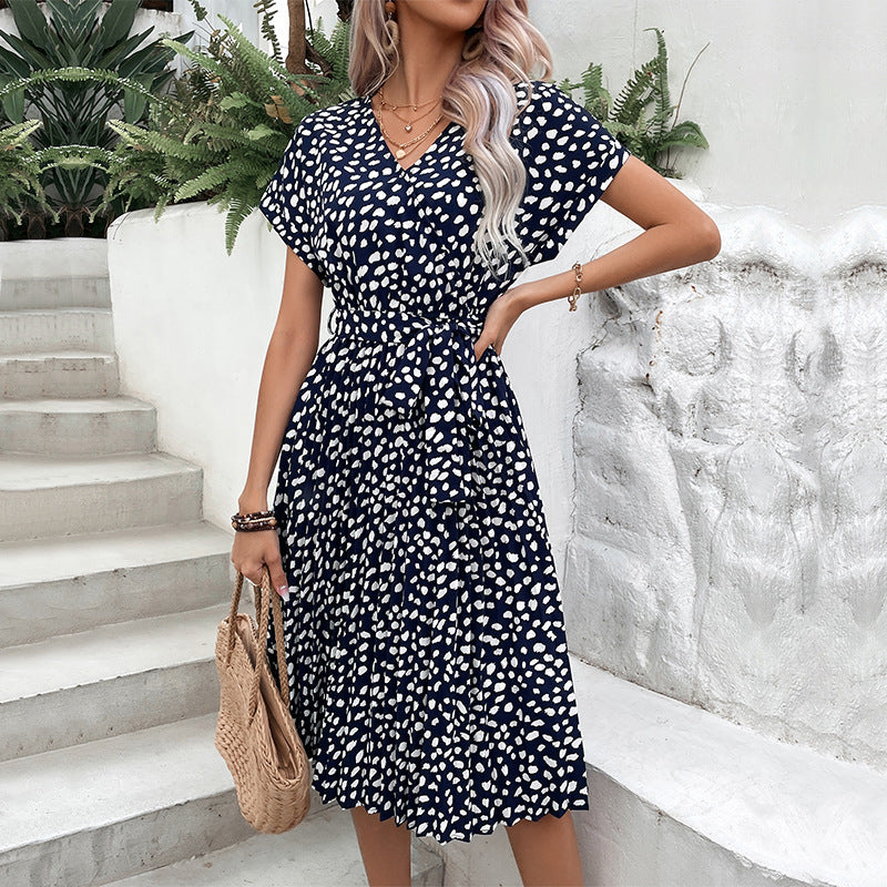 Midi wrap dress for women with a casual and chic style Lune London