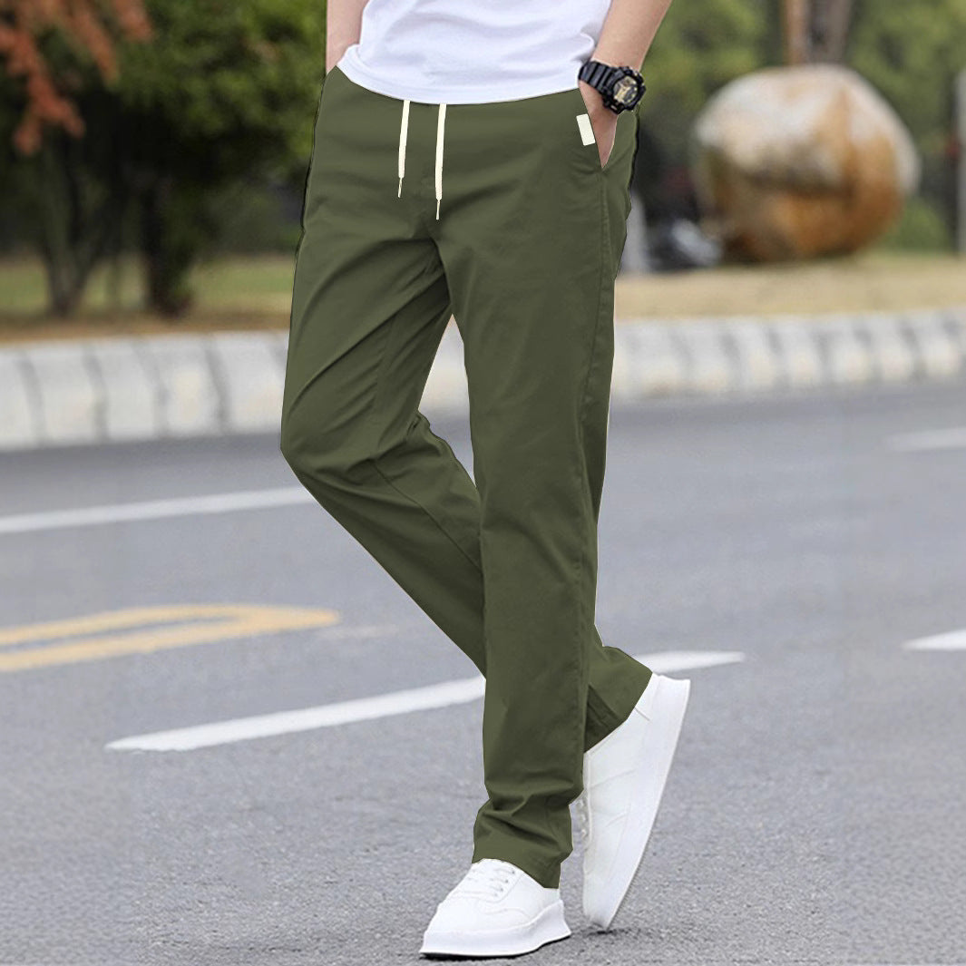 Men's sporty leisure pants with elastic waistband and modern side pockets Amarae