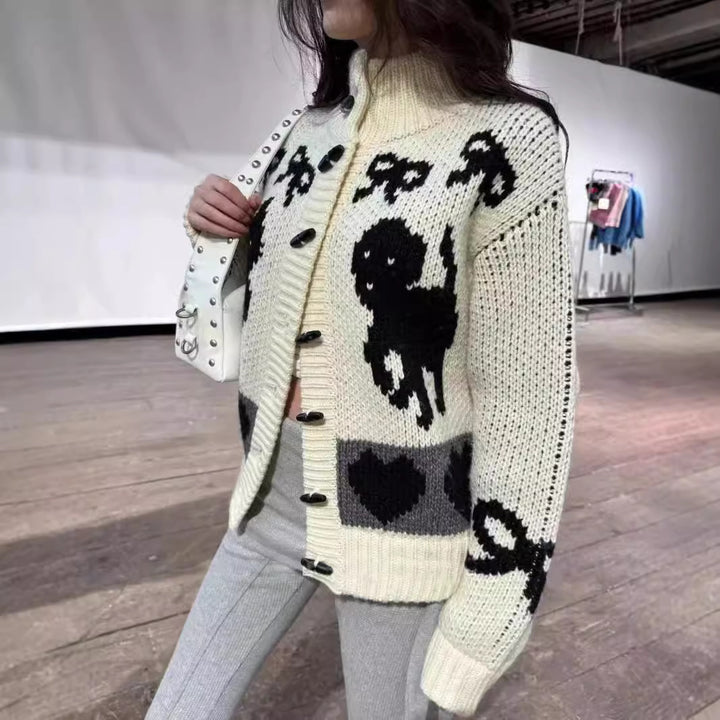 Cardigan pour femmes avec motif animal Chic & Stil