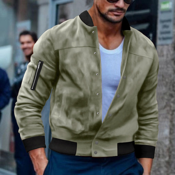Men's bomber jacket with practical zip pockets Lune London