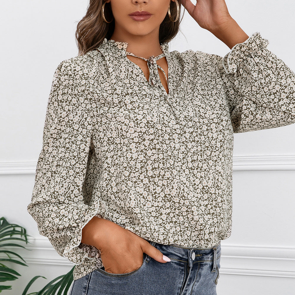 Lune London floral patterned blouse for women