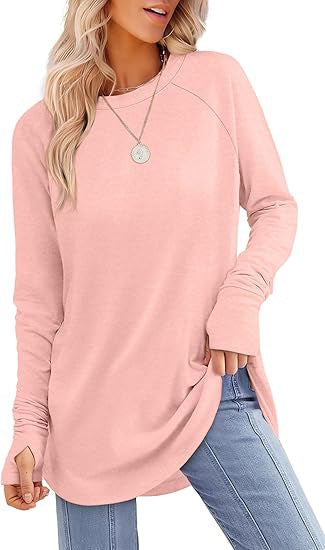 Women's casual long sleeve t-shirt with modern cut Lune London