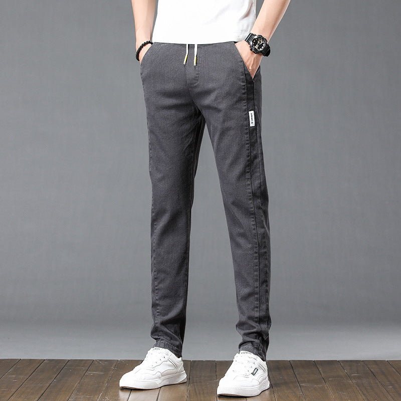 Casual cotton pants for men with adjustable waist and practical pockets Lune London