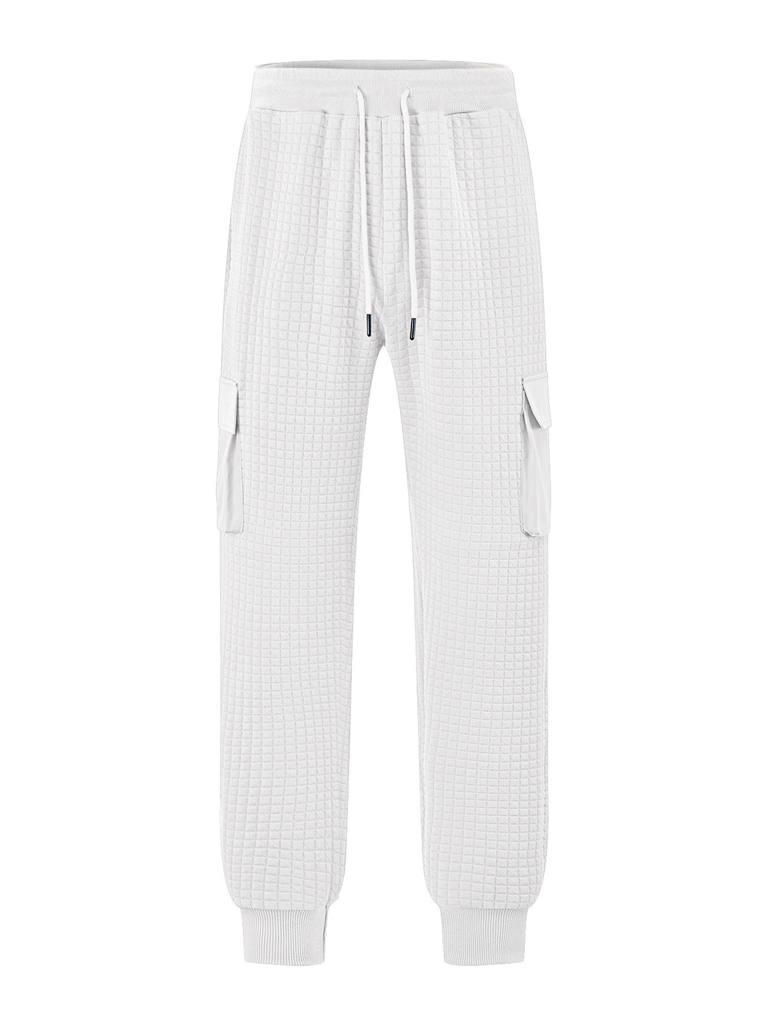 Men's cargo jogger pants with textured design and practical pockets Lune London