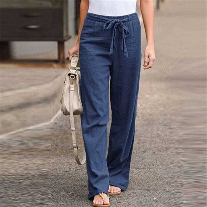 Women Lightweight Casual Summer Pants Lune London