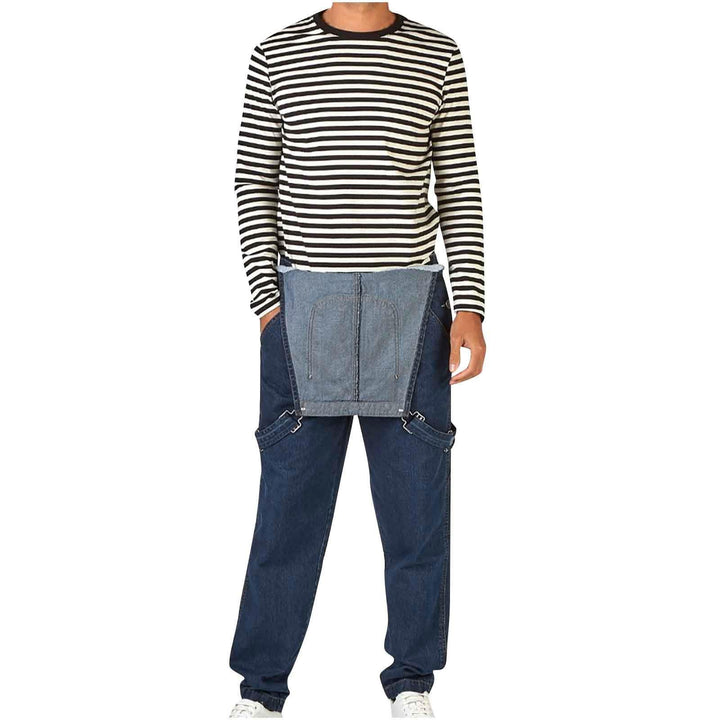 Men's denim overall with adjustable straps and practical pockets Lune London