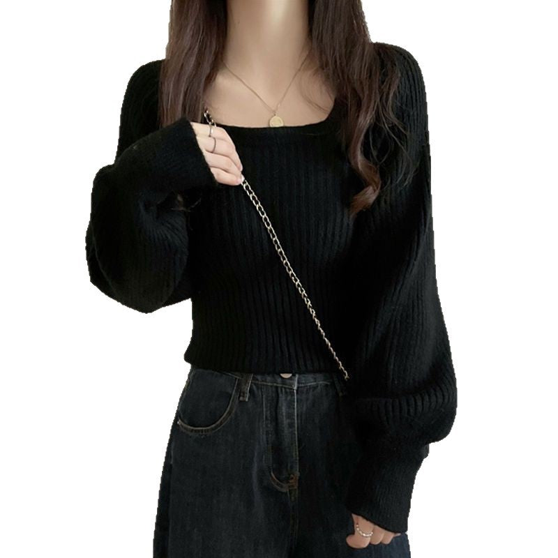 Pull en tricot pour dames avec des manches larges Chic & Stil