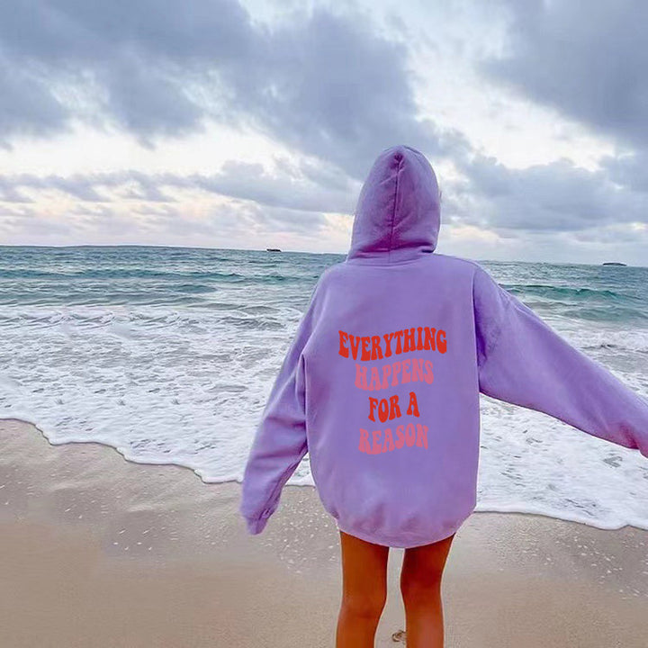 Women’s hoodie with a unique motivational slogan and a comfortable fit Chic & Stil
