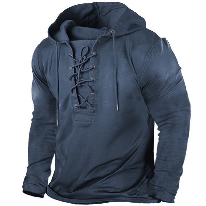 Men's hoodie with innovative lace design and thermal functionality Lune London