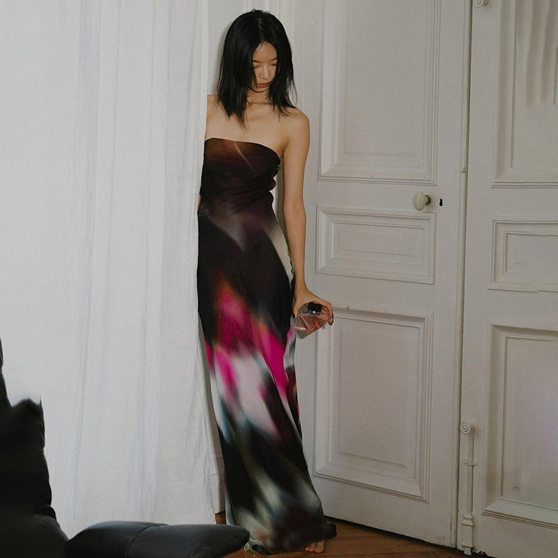 Strapless evening dress for women Lune London