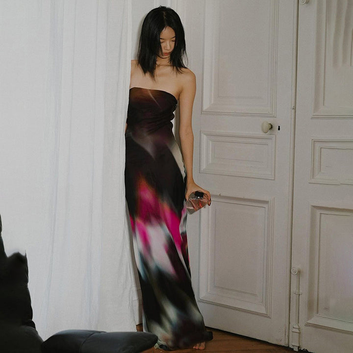 Strapless evening dress for women Lune London