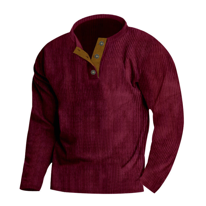 Comfortable knit sweater for men with an innovative button design and a soft material Lune London
