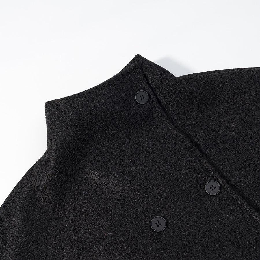 Ladies fashion jacket with high collar and double-breasted Lune London