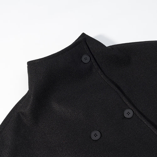 Ladies fashion jacket with high collar and double-breasted Amarae