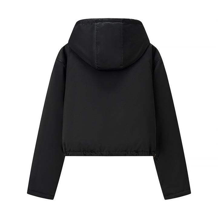 Transitional jacket for women with hood and practical pockets Lune London