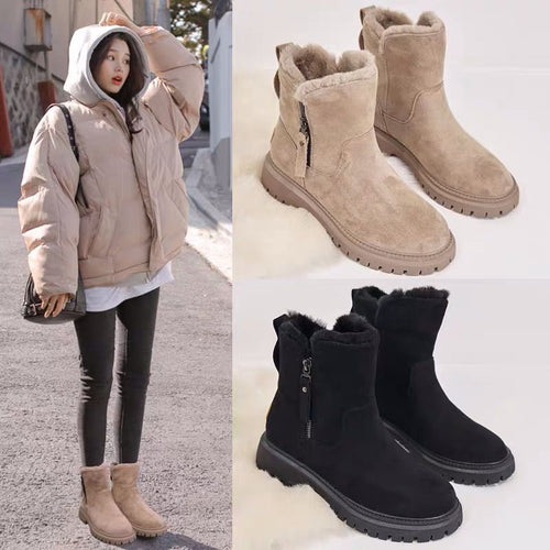 Trendy winter boots for women with soft lining and sturdy profile Amarae