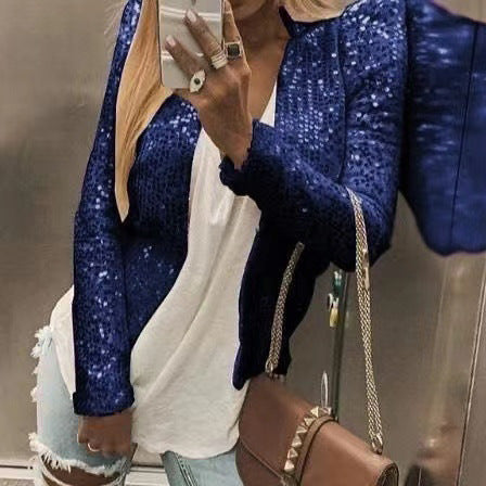 Women's Cardigan with Glitter Effect Lune London