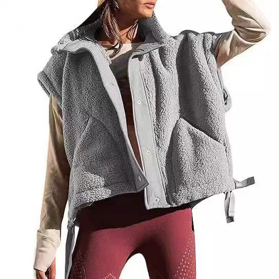 Ladies Chic Fashion Fleece Jacket