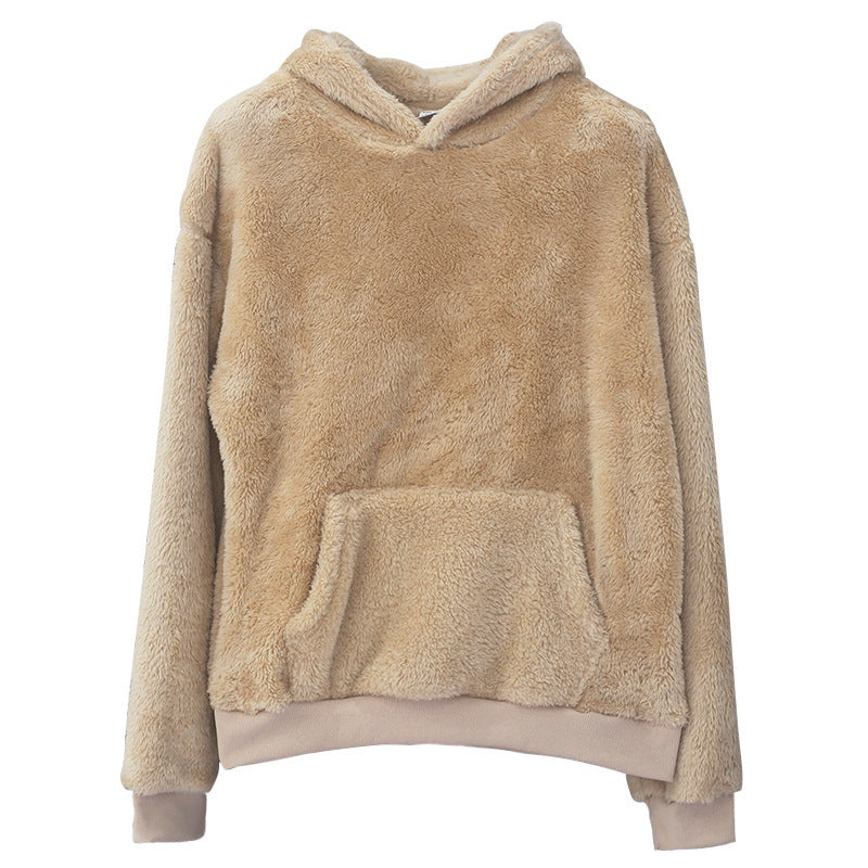 Cozy hooded sweatshirt for women in high-quality fleece Lune London