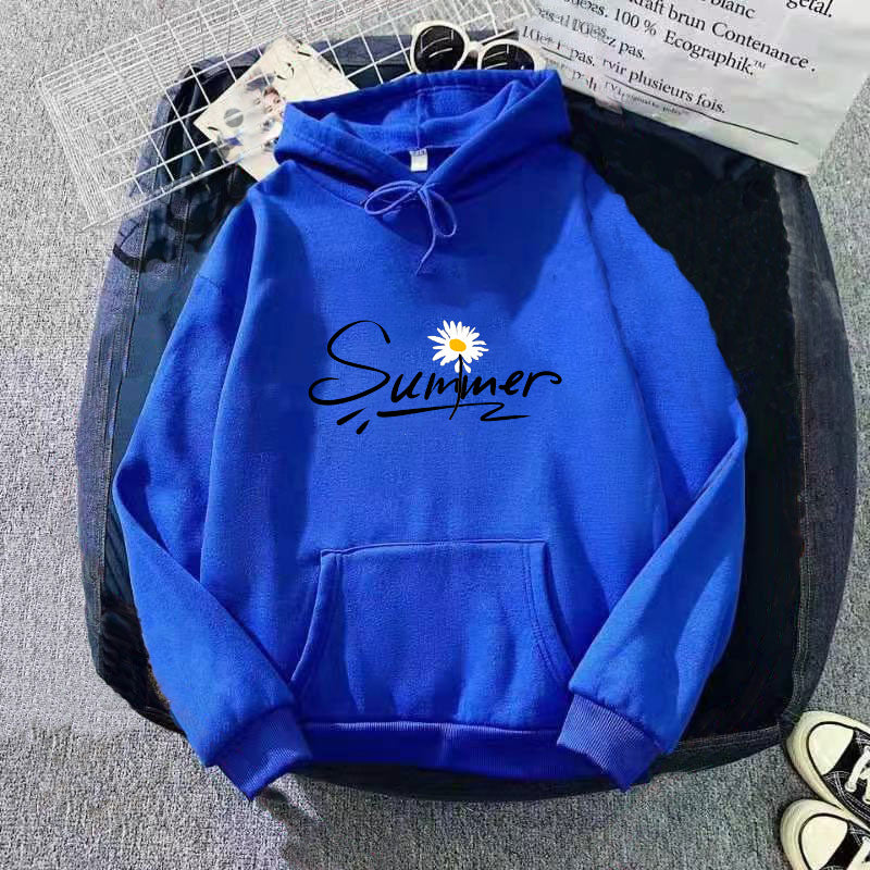 Women's hooded sweatshirt with cool summer motif Chic & Stil