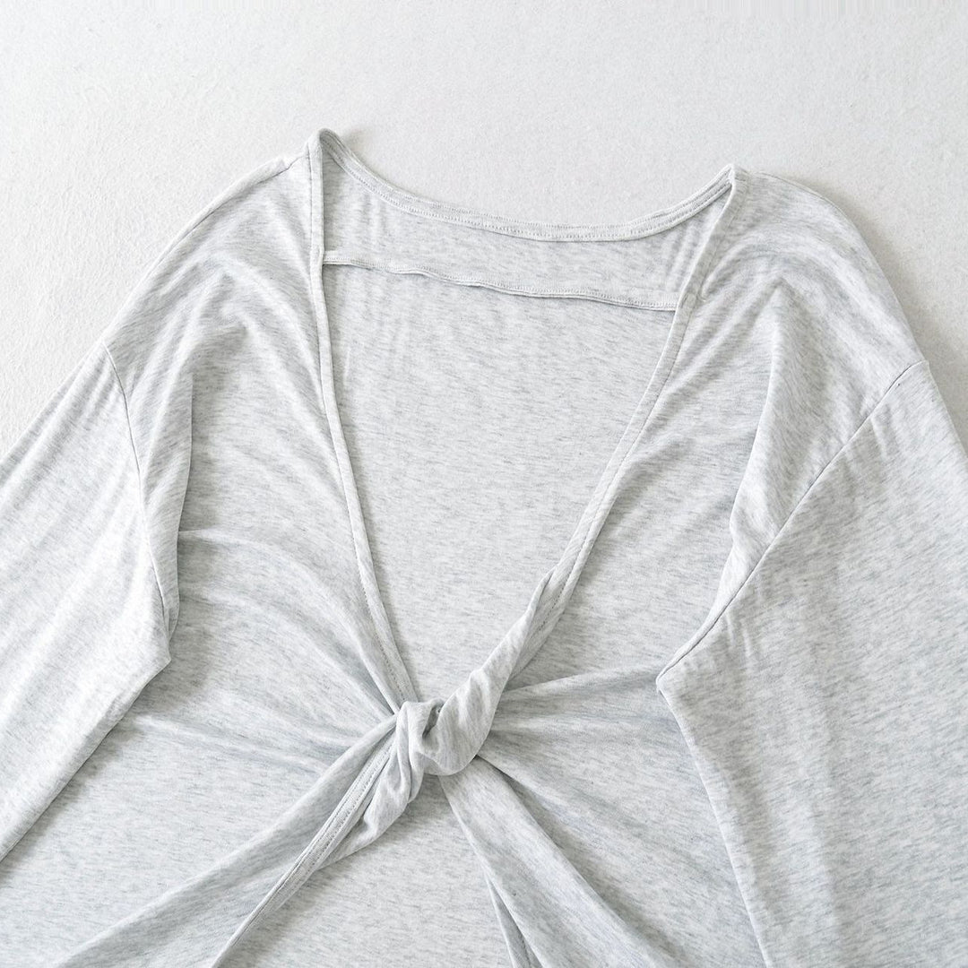 Women Long Sleeve Casual T-Shirt with Loose Fit and Comfortable Style
