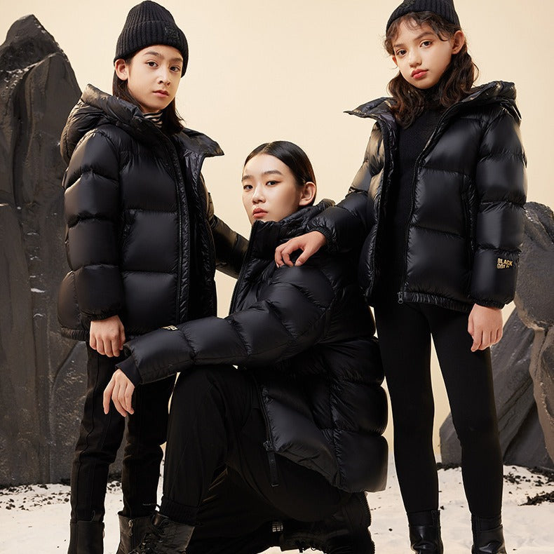 Women's down quilted jacket with hood and water-repellent outer shell Amarae
