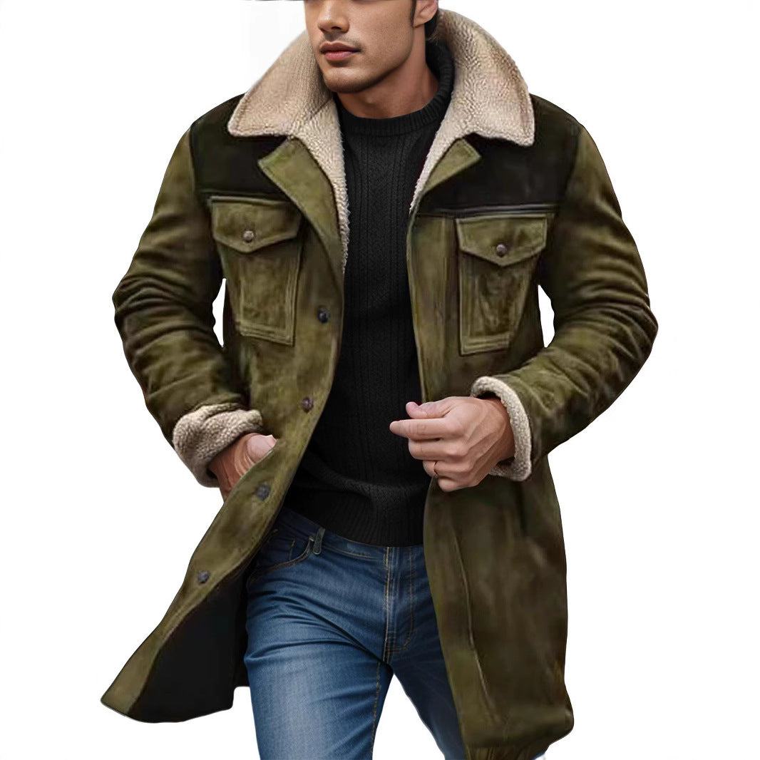 Men’s Lambskin Utility Jacket with Large Pockets | Lune London