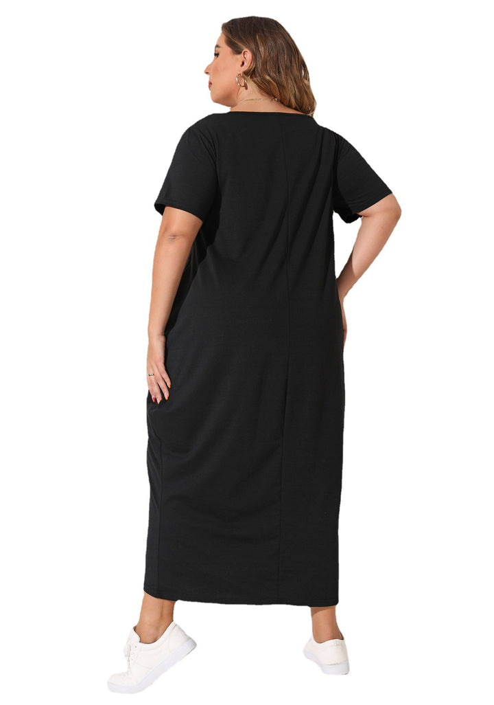 Plus Size Women Casual Chic Maxi Dress