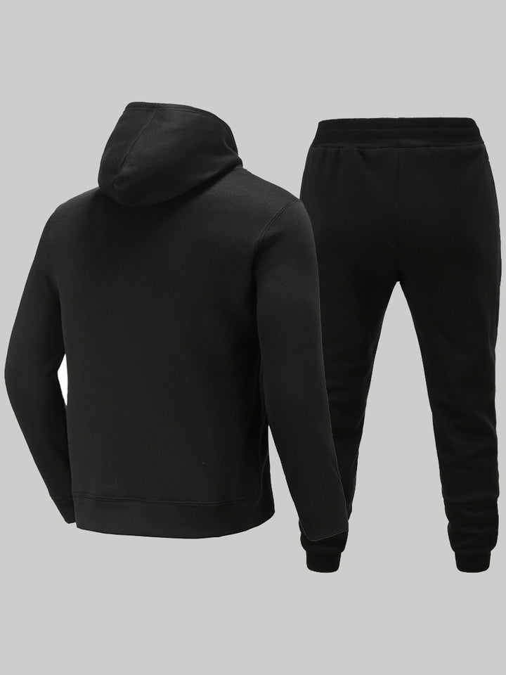 Women’s sporty hoodie and jogger pants set with an eye-catching retro design Lune London