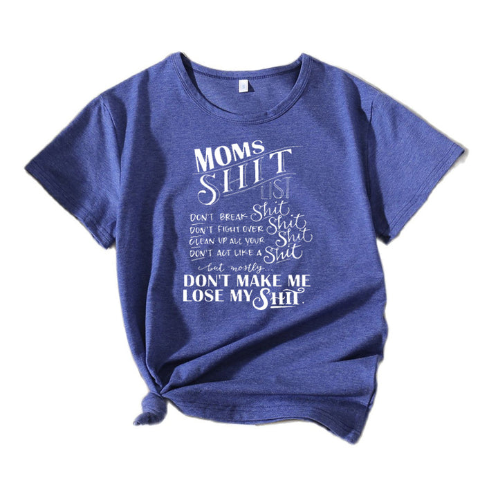 Women Casual Graphic T-shirt Lune London 1751262401