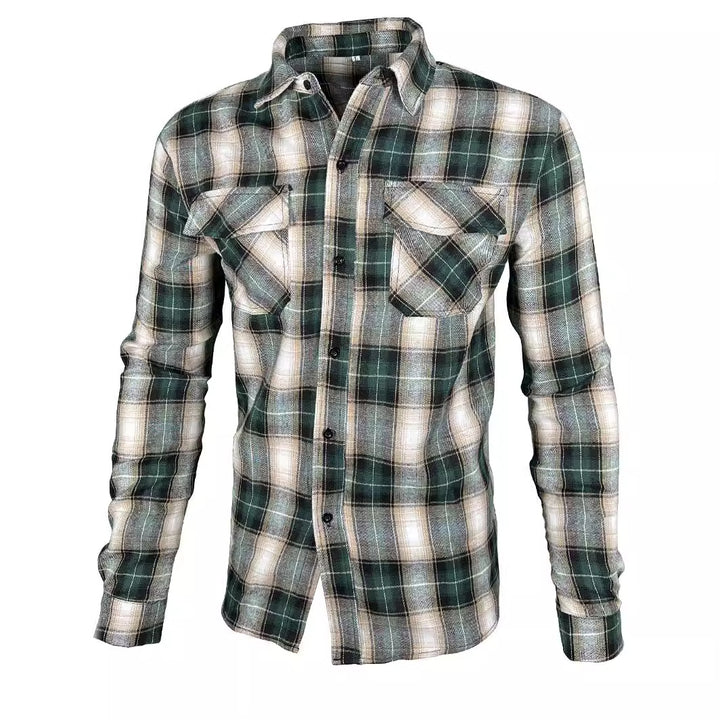Plaid flannel shirt for men Lune London