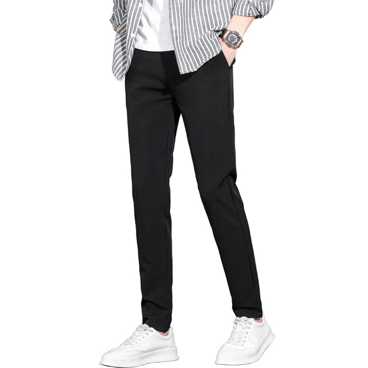 Slim-fit chino pants for men with side pockets Lune London