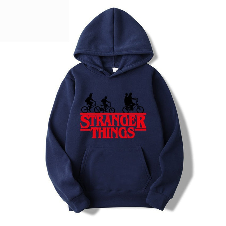 Women's hooded sweatshirt with creative Stranger Things design Chic & Stil