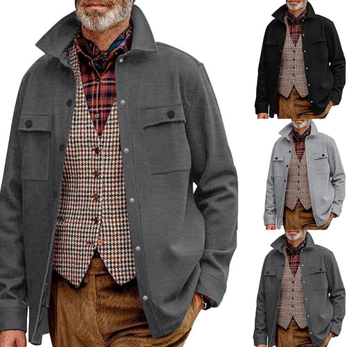Casual outdoor jacket for men with practical pockets and modern fit Amarae