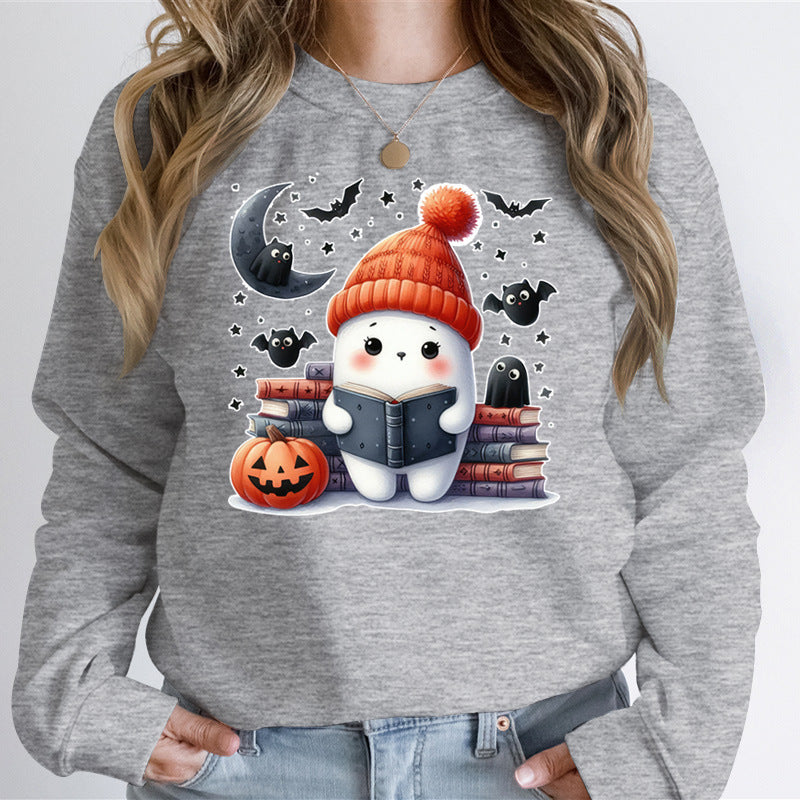 Women's sweatshirt with playful Halloween motif and high-quality material Lune London