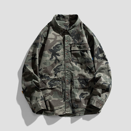Men's camo utility jacket Amarae