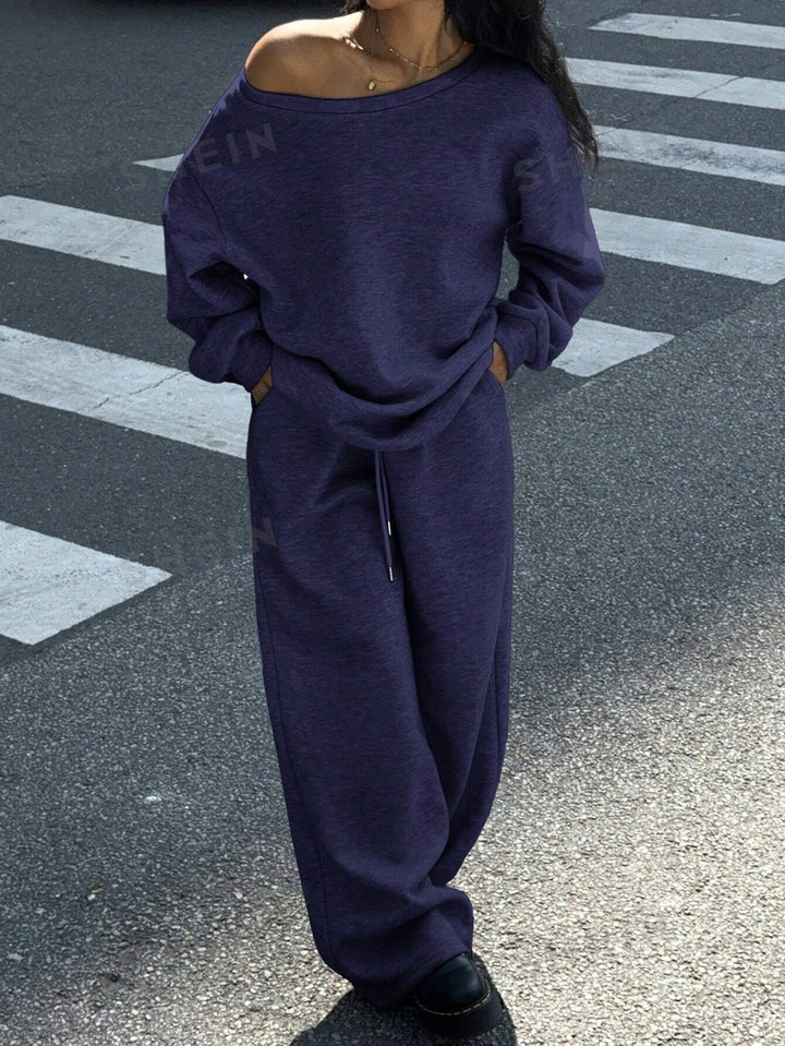 Oversized lounge set for women in cotton with a soft texture Lune London