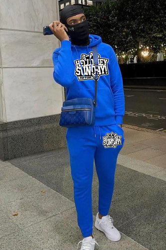 Women's hoodie and jogger set with creative print Amarae