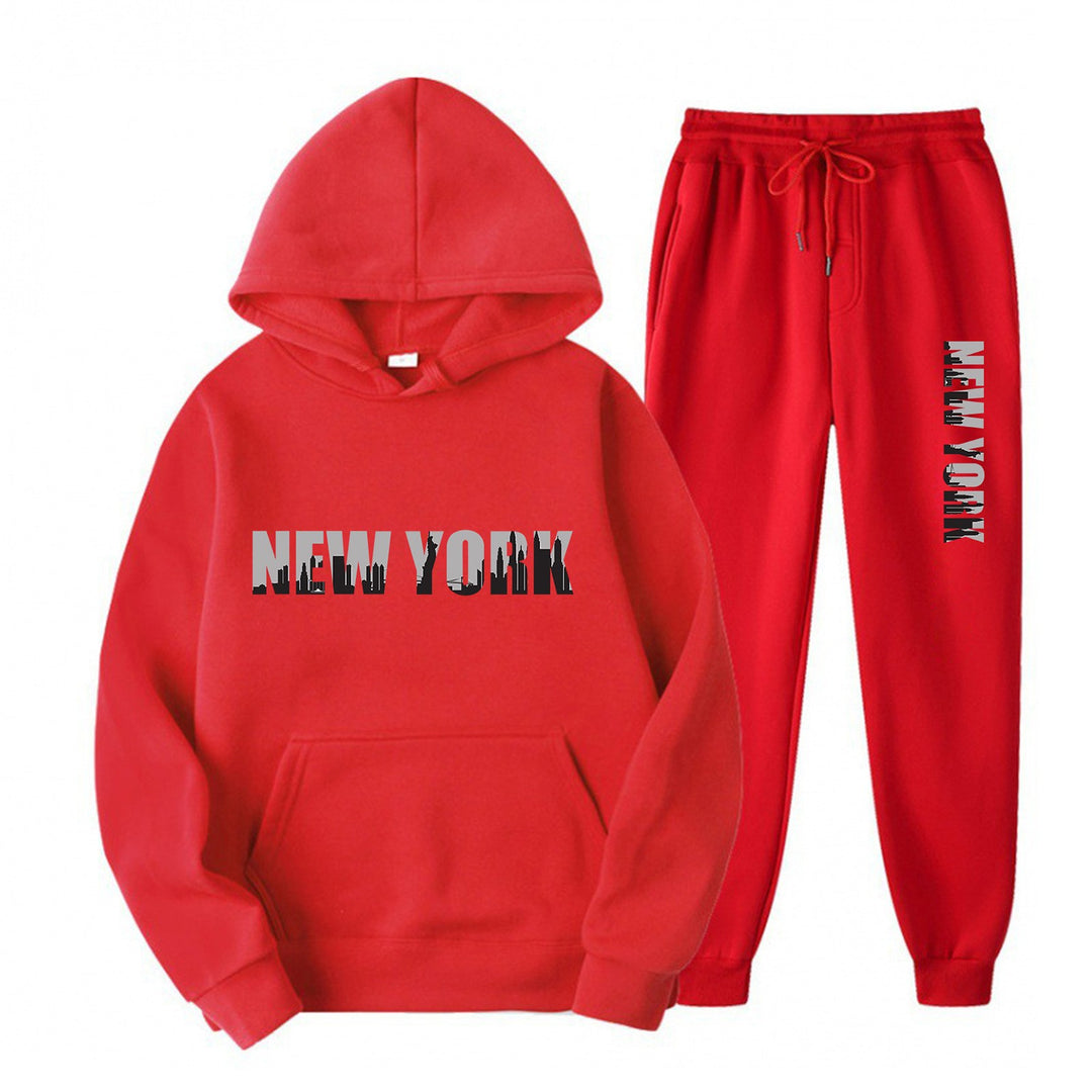 Women's sporty tracksuit with stylized New York print Chic & Stil