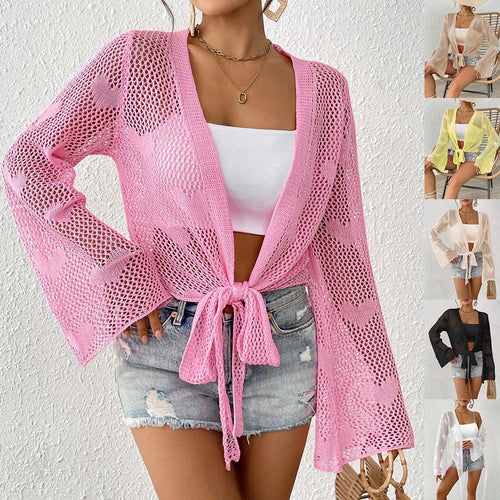 Ladies Crochet Beach Cover Cardigan Amarae