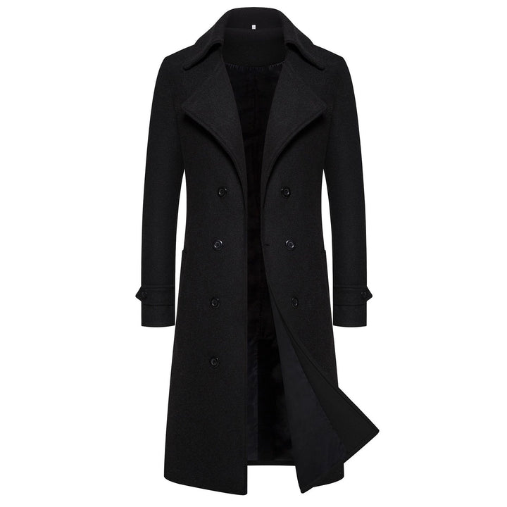 Men's wool double-breasted coat with modern cut Lune London