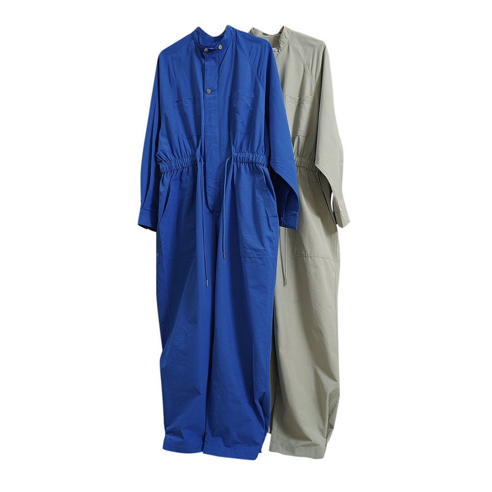 Women's Casual Utility Overall with Drawstring Waist and Multifunction Pockets Amarae