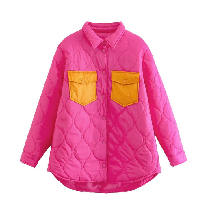 Quilted transition jacket for women with noteworthy pockets and a trendy fit Lune London