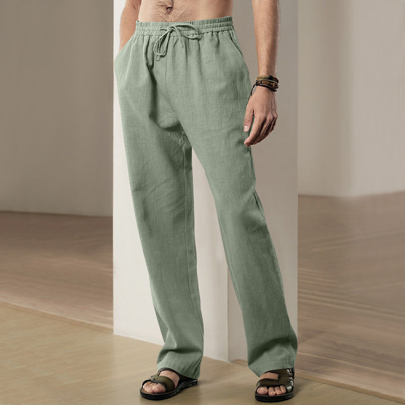Casual men's pants with elastic waist and practical pockets Lune London